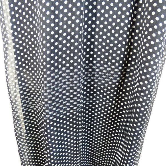 💜 3/$30 6/$50 1 11 Tylho Navy White Polka Dot Large Dress - Flawed Print - Picture 10 of 14